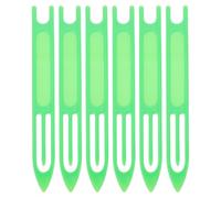 MAGICLULU Lot de 6 Aiguilles à Tisser en Plastique Vertes pour Réparation de Filets et Tapis, Solide en Milieu Humide, pour Travaux Manuels et Usage Intensif