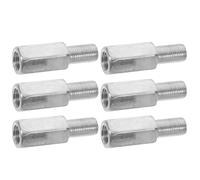 MAGICLULU Lot de 6 Boulons Zingués pour Extension D'axe de Vélo Garçon et Filles Boulons de Fixation pour Roue Stabilisatrice Gauche et Droite Essieu Arrière Adapté aux Roues D'entraînement