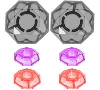 MAGICLULU Lot de 6 Capuchons de Pédale de Guitare en Plastique, Protection Confortable pour Footswitch Électrique, Design Simple et Élégant, Adapté à Toutes Occasions