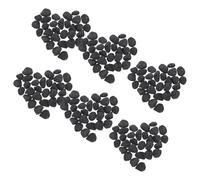 MAGICLULU Lot de 6 Paquet de Pierres Noires Volcaniques pour Sauna à Vapeur, Pierres de Massage Solide Chauffage Uniforme, Accessoires pour Poêle de Sauna Traditionnel