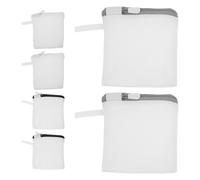 MAGICLULU Lot De 6 Sacs De Rangement Antiadhésifs Pour Dosettes De Lessive Distributeur De Dosettes Porte-Dosettes De Lessive De Rangement Pour De Pochette De