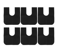 MAGICLULU Lot De 6 Tapis De Toilette en Forme De U Idéal pour L'Apprentissage De La Propreté Et La Protection des Sols Contre L'Urine Lavables Et Réutilisables Tapis De Salle De