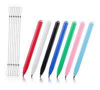 MAGICLULU Lot de 7 Stylets pour Écran Tactile LCD, Stylo Tablette D'écriture Ergonomique et Léger, avec Cordon Élastique Noir Usage Polyvalent pour Dessin et Prise de Notes Numérique