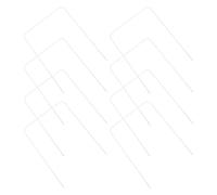 MAGICLULU Lot de 8 Arceaux en Fil de Fer Robuste pour Croquet, Accessoires de But pour Jeux de Pelouse en Extérieur, Piquets de Sol pour Jeu de Plein Air Familial et Sportif