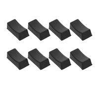 MAGICLULU Lot de 8 blocs de montage de vérins de chariot élévateur, coussinets de support en caoutchouc pour réglage de levage hydraulique, entretien, remplacement, accessoires de chariot