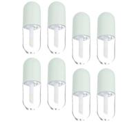 MAGICLULU Lot de 8 Flacons de Gloss à Lèvres Vides 5 Ml en Plastique Transparent, Tubes Rechargeables pour Huile à Lèvres et Maquillage, Mini Contenants de Gloss de Voyage, Accessoires