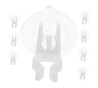 MAGICLULU Lot De 8 Pinces pour Bougeoirs De Fenêtre avec Coupelles Maintien Robuste pour Bougies Électriques Décoration De Noël