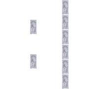 MAGICLULU Lot De 8 Rideaux Lumineux De Noël Housses De Poignée De Porte De Noël Décorations De Salon Rideaux Épais Ornements De Noël Rideaux De Noël Rideaux Transparents Pompons