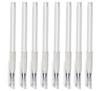 MAGICLULU Lot de 8 Stylos Imperméables pour Tatouage et Microblading, Pointe Fine Unique, Stylo Marqueur Blanc, Utilisation Professionnelle en Salon de Tatouage et Soins Esthétiques