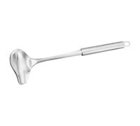 MAGICLULU Louche à Sauce en Acier Inoxydable Argenté avec Bec Verseur, Cuillère de Service Portable et Solide Cuisine Moderne