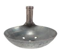 MAGICLULU Louche à Tamis en Métal Robuste Trous 20 Cm Pelle à Tamiser pour Boue et Déchets Outil Professionnel de Nettoyage pour Canalisations, Puits et Jardinage