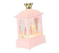 MAGICLULU Lumière de Nuit de la boîte de Musique dirigé Noël éclairé Neige remonter des boîtes à Musique boîtes à Musique pour Enfants Abdos Rose Couleur
