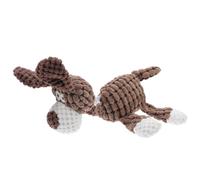 MAGICLULU Mâcher pour Chiens Âne Peluche Brun, Sonore, Résistant | Chien et Animal de Compagnie, Format Unique, Design Âne, Usage Mordillage, Style Qui Couine