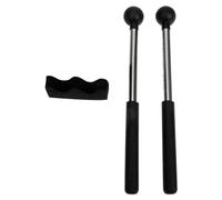 MAGICLULU Maillet Caoutchouc pour Tambour Langue avec Manche Antidérapant Baguette Percussion Légère Métal Accessoire Instrument Percussion Main