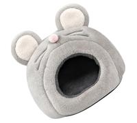 MAGICLULU Maison de Cachette pour Petits Animaux, Nid Chaud | Forme Souris, Usage à Maison Animalerie, pour Lapins et Chinchillas, Accessoire de Repos