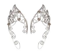 MAGICLULU Manchettes D'oreilles Feuilles Vintage sans Perçage, Boucles D'oreilles à Clip Légères pour Femmes, Accessoires D'oreilles Élégants, pour Présent et Usage Quotidien