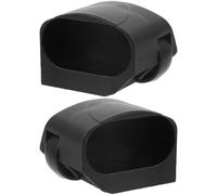 MAGICLULU Manchon de Bouchon de Tube de Vélo d'exercice en Plastique Noir