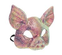 MAGICLULU Masque De Cochon Demi-masque Pailleté En Plastique Léger Bande Élastique, Accessoire De Cosplay Amusant Pour Bal Masqué Et Fête, Modèle Unique Pour Adultes