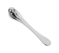 MAGICLULU Masseur Yeux en Acier Inoxydable Argenté, Rouleau de Massage Compact Poches Sous-yeux, Applicateur de Crème Contour des Yeux, Outil de Soin Oculaire Voyage