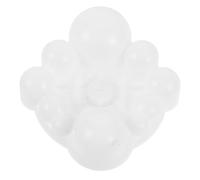 MAGICLULU Mécanisme Boule de Massage 10 Têtes pour Chaise de Massage, Rouleau Rotatif, Plastique Blanc, 9,40x8,70x4,20cm, pour Dossier et Usage Domestique