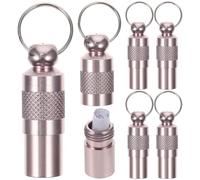 MAGICLULU Médailles D'identification Faciles à Fixer Collier Lot de 6 Résistantes à Corrosion en Aluminium Léger pour Mettre Le Nom pour Animaux de Compagnie