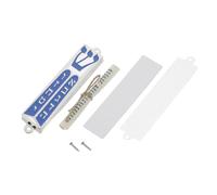 MAGICLULU Mezouza Décorative 94x20 Mm en Alliage De Zinc Parchemin Hébreu Et Symboles Spirituels, Ornement Religieux pour Porte, Usage Domestique Et Bureau,