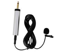 MAGICLULU Microphone Clip Caoutchouc Léger Portable pour Instrument de Musique Noir 1 Set pour Performance en Extérieur