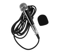 MAGICLULU Microphone Filaire Dynamique Portable à Main Métal Micro Chant pour Garçon Fille Compatible Haut-parleurs Extérieurs Clair et Construction