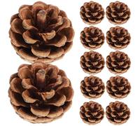 MAGICLULU Mini Bonhommes de Neige en Résine, Lot de 20 Décorations Artisanales Légères pour Bricolage Noël et Loisirs Créatifs, Accessoires pour Micro-Paysage et Scrapbooking