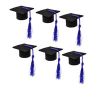 MAGICLULU Mini-chapeau Chapeau De Remise De Diplôme De Bouteille Décoratifs Lot De 6