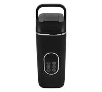 MAGICLULU Mini Extracteur de Jus Tasse à Jus Électrique 420ml Noir Plastique 12 Lames USB Type-c 50w, Mixeur à Smoothies, Auto-nettoyant, Broie la Glace pour Shakes Protéinés, Voyage