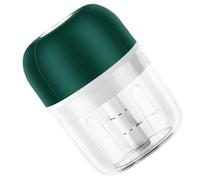 MAGICLULU Mini Hachoir à Ail, Presse-ail Électrique, 1 Pc, Acier Inoxydable Abs, Rechargeable Usb, Vert, pour Ail et Gingembre