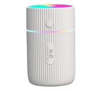 MAGICLULU Mini Humidificateur D'air USB 220 Ml en Abs et Pp Lumière Led, Silencieux, Neutralise L'électricité Statique, pour Bureau et Chambre