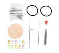 MAGICLULU Mini Métier à Tisser Bois pour Tricot Main Machine à Repriser Vêtements Kit DIY avec Accessoires Outil de Tissage Manuel pour Adultes et Garçon Fille