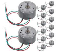 MAGICLULU Mini Moteur Électrique Solaire 300Ma 20 Pièces Câble pour Projets Scientifiques et Fabrication de Petites Voitures Jouets DIY