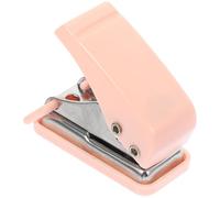 MAGICLULU Mini Perforatrice à Papier Solide en Plastique et Acier Inoxydable, Design Anneau Suspendu, Portable pour Bureau et Maison, Nécessité Étudiante