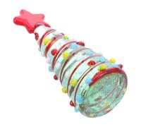 MAGICLULU Mini Sapin De Noël Verre Soufflé Décoration pour Sapin De Noël Figurine Verre pour Bureau Et Table