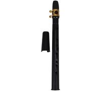 MAGICLULU Mini Saxophone Portable en ABS Résine Noir 2 Anches en Bambou 3 Anches en Résine et 8 Tampons Instrument à Vent Éducatif pour Garçon et Filles et Débutants