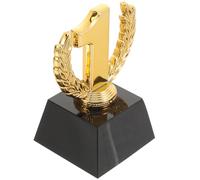 MAGICLULU Mini Trophée en Cristal Doré pour Vainqueurs, Représentation d'honneur Délicate, pour Compétition Sportive et Remise de Prix Scolaires