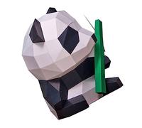 MAGICLULU Modèle 3D en Papier Panda DIY Décoration Origami Géométrique Matériau en Papier Jouet Décoratif pour Garçon et Activité Manuelle Kit de Modèle -Même
