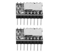 MAGICLULU Module Mini Lecteur Mp3 Programmable en Plastique avec Lecture Locale Compatible pour Projets DIY et Robots Voiture Intelligente Lot de 2
