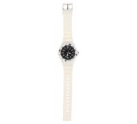 MAGICLULU Montre à Bracelet en Silicone Blanc pour Activités de Plein Air, Style Décontracté et Moderne Bracelet en Résine Confortable Couleur Aléatoire