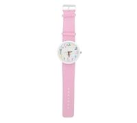 MAGICLULU Montre Garçon et Filles à Bracelet en Cuir Rose Design Cartoon Confortable à Porter, comme Présent pour Garçon et Filles pour Apprendre L'heure