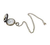 MAGICLULU Montre Gousset Vintage Alliage de Zinc avec Motif Creux Montre de Poche Classique pour Banquet avec Chaîne Métallique Robuste Accessoire Rétro Élégant pour Homme et Femme