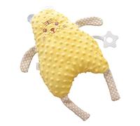 MAGICLULU Mord La Poupée Avec Une Serviette De Confort Jouets Apaisants Couverture De Sucette Pour Bébé Jouets Nouveau-nés Serviette Bébé Nouveau Né Bébé Sucette Jaune Polyester