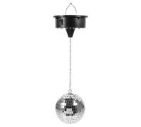 MAGICLULU Moteur Rotatif pour Boule Disco Miroir 12 Cm, Plastique Léger, sans Batterie, Éclairage Rotatif pour Fêtes, Clubs et Décorations Scéniques, Lampe à Facettes Disco Rotative