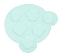 MAGICLULU Moule à Tampon pour Sceau, Moule pour Cachets de Cire en Silicone Bleu, Forme Anneau, Facile à Démouler Laver, pour Loisirs Créatifs
