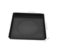 MAGICLULU Moule Carré à Pizza Avec Fond Amovible Plaque De Cuisson Acier Pour Pizzas Maison Gâteaux Et Desserts Moule à Pâtisserie