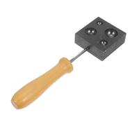 MAGICLULU Moule en Graphite Demi-Sphère 195 X 55 X 2 CM pour Moulage et Fusion de Métaux Tampon de Marquage au Fer Cuivre Outil Polyvalent pour Verre Filé et Travaux Artisanaux