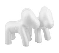 MAGICLULU Moule en Mousse Licorne Blanc 2pcs pour Décoration de Fête, Facile à Décorer, pour Activités Parent-garçon et Filles et Célébrations D'anniversaire